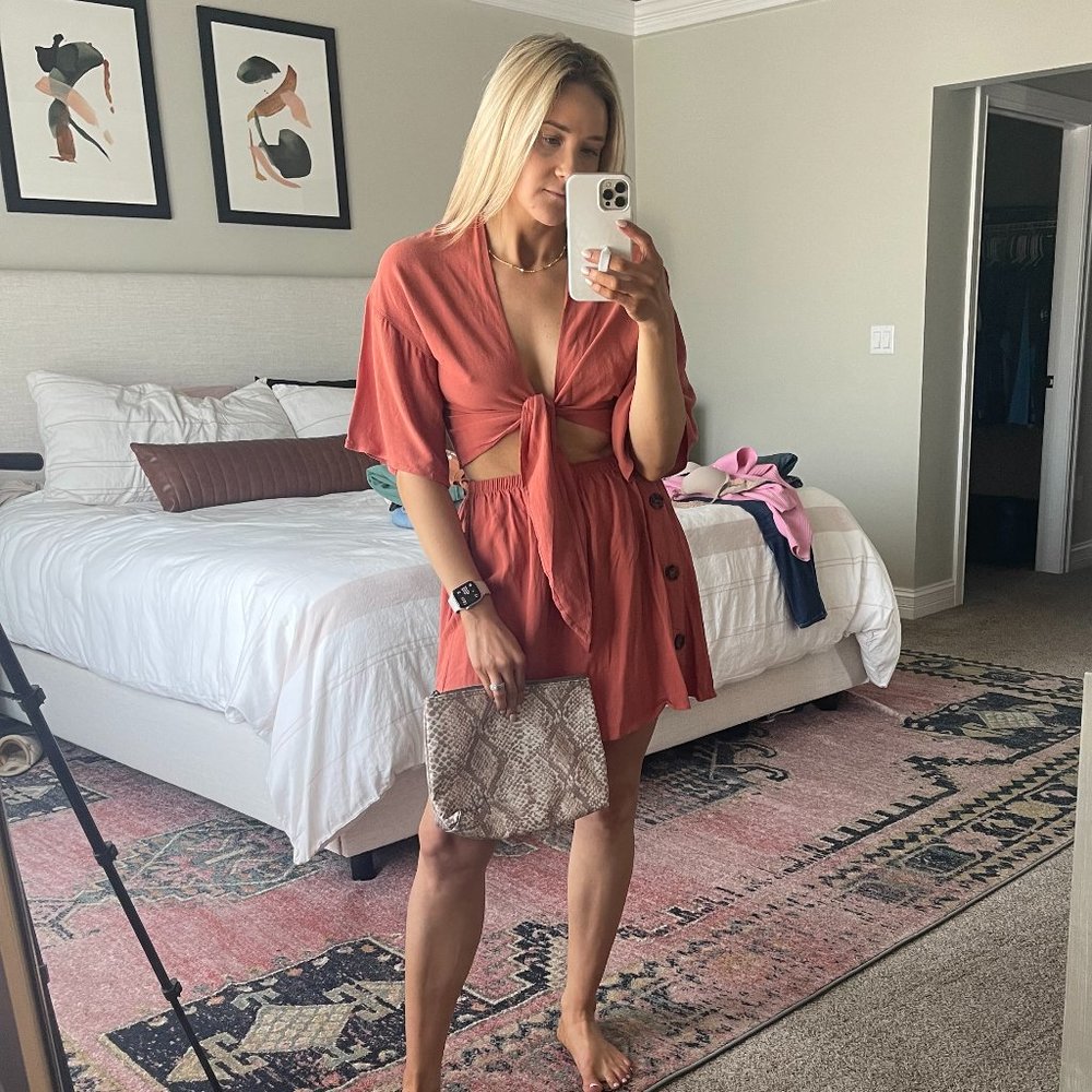 Toluca Swim 2 Piece Cover-Up & Zipper Pouch